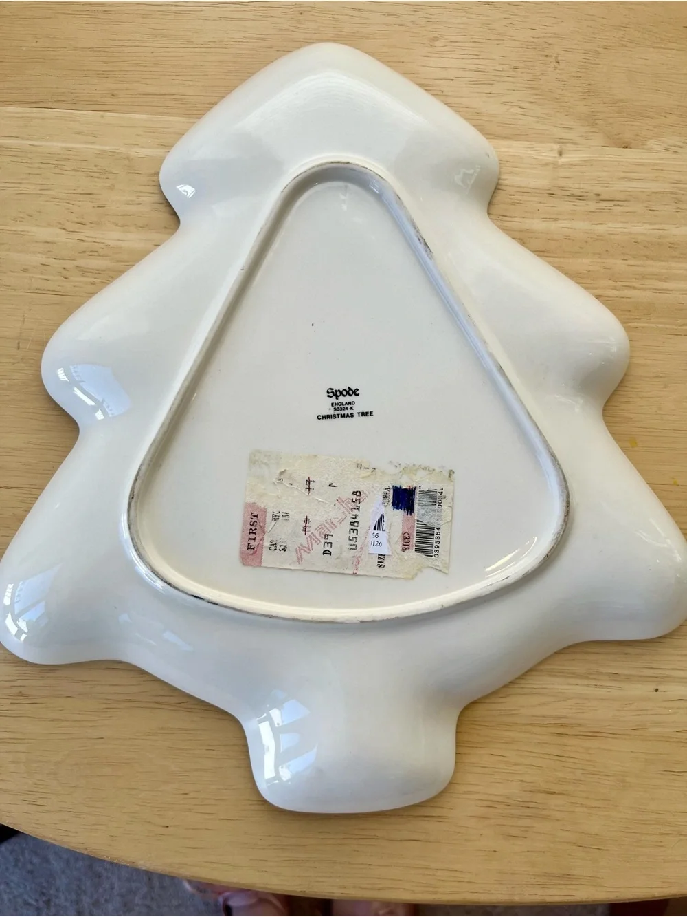Vintage Spode Christmas Tree Dish